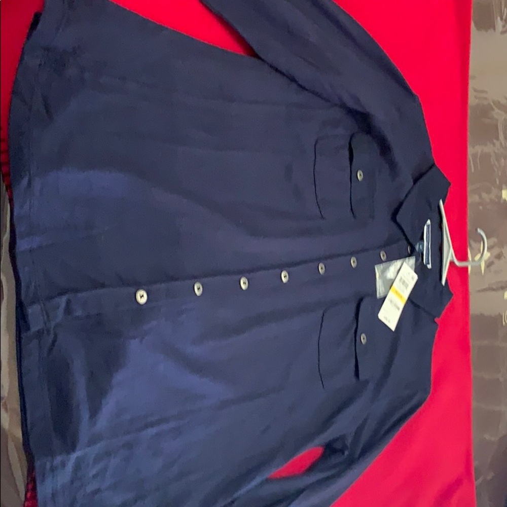 Dark blue long sleeve shirt